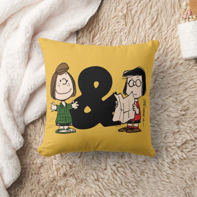 Erdnüsse | Peppermint Patty & Marcie Kissen (Decke)