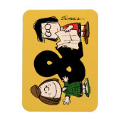 Erdnüsse | Peppermint Patty & Marcie Magnet (Vertikal)