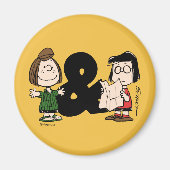 Erdnüsse | Peppermint Patty & Marcie Magnet (Vorne)