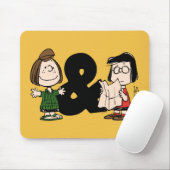 Erdnüsse | Peppermint Patty & Marcie Mousepad (Mit Mouse)