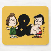 Erdnüsse | Peppermint Patty & Marcie Mousepad (Vorne)