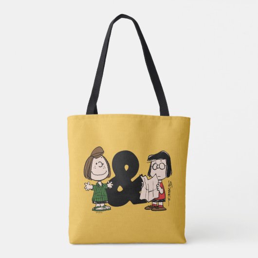 Erdnüsse | Peppermint Patty & Marcie Tasche (Rückseite)
