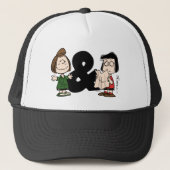 Erdnüsse | Peppermint Patty & Marcie Truckerkappe (Vorderseite)