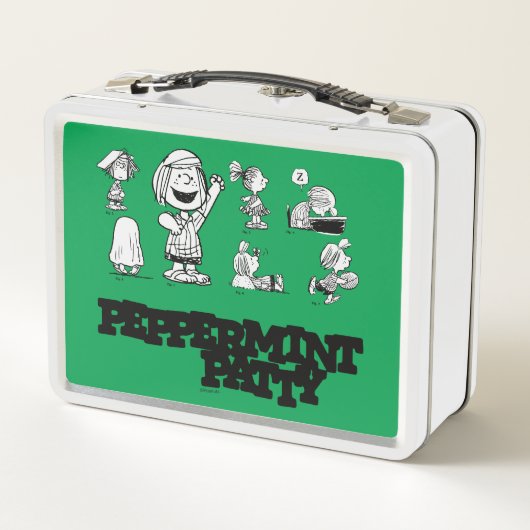 Erdnüsse | Peppermint Patty Metall Brotdose (Rückseite)