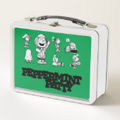 Erdnüsse | Peppermint Patty Metall Brotdose (Vorderseite)