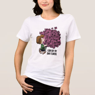 Erdnüsse Peppermint Patty Pink Bouquet Tri-Blend Shirt