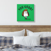 Erdnüsse | Peppermint Patty Sie gut? Leinwanddruck (Insitu (Schlafzimmer))