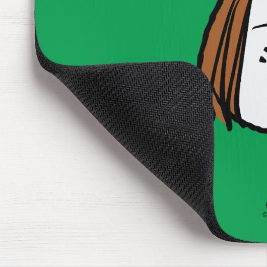 Erdnüsse | Peppermint Patty Sie gut? Mousepad (Ecke)