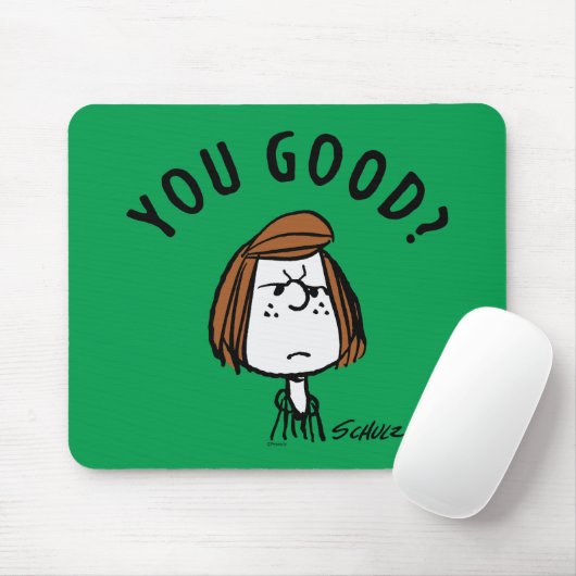 Erdnüsse | Peppermint Patty Sie gut? Mousepad (Mit Mouse)