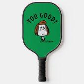 Erdnüsse | Peppermint Patty Sie gut? Pickleball Schläger (Vorderseite)