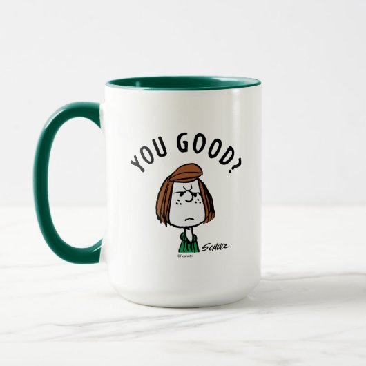 Erdnüsse | Peppermint Patty Sie gut? Tasse (Links)