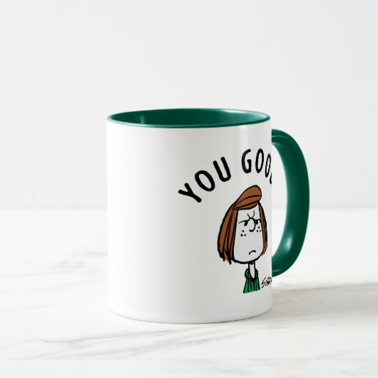 Erdnüsse | Peppermint Patty Sie gut? Tasse (VorderseiteRechts)