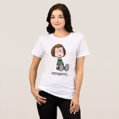 Erdnüsse | Peppermint Patty Sitzen Tri-Blend Shirt (Vorderseite voll)