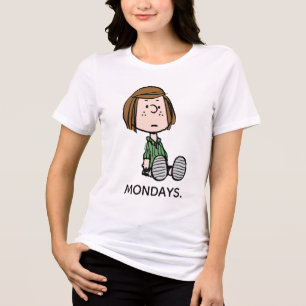 Erdnüsse Peppermint Patty Sitzen Tri-Blend Shirt