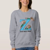Erdnüsse | Peppermint Patty Sleepy Z Sweatshirt (Vorderseite)