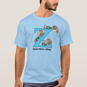 Erdnüsse   Peppermint Patty Sleepy Z T-Shirt
