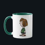 Erdnüsse | Peppermint Patty Tasse<br><div class="desc">Peppermint Patty ist ein hartes Mädchen,  das auch eine weiche Seite hat,  besonders für Charlie Brown. Karo dieses niedliche Peanuts-Design mit Peppermint Patty in einer reflektierenden Pose.</div>