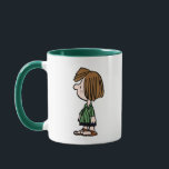 Erdnüsse | Peppermint Patty Tasse<br><div class="desc">Peppermint Patty ist ein hartes Mädchen,  das auch eine weiche Seite hat,  besonders für Charlie Brown. Karo dieses niedliche Peanuts-Design mit Peppermint Patty in einer reflektierenden Pose.</div>