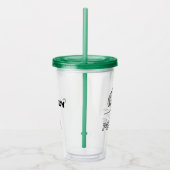 Erdnüsse | Peppermint Patty Thoughts Acryltrinkbecher (Rechts)