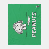 Erdnüsse | Peppermint Patty Thoughts Fleecedecke (Vorderseite)