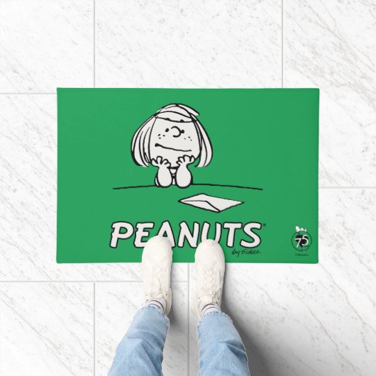 Erdnüsse | Peppermint Patty Thoughts Fußmatte (Indoor)