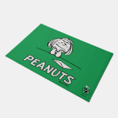 Erdnüsse | Peppermint Patty Thoughts Fußmatte (Schrägansicht)