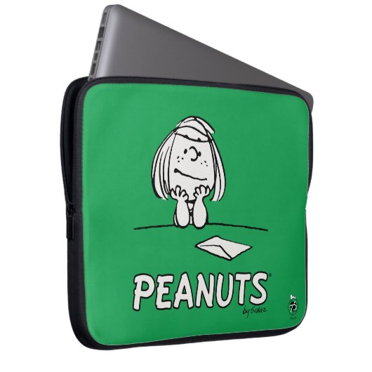 Erdnüsse | Peppermint Patty Thoughts Laptopschutzhülle (Vorne Rechts)