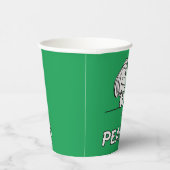 Erdnüsse | Peppermint Patty Thoughts Pappbecher (Rechts)