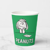 Erdnüsse | Peppermint Patty Thoughts Pappbecher (Vorderseite)