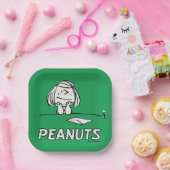 Erdnüsse | Peppermint Patty Thoughts Pappteller (Party)