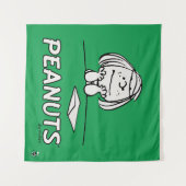 Erdnüsse | Peppermint Patty Thoughts Wandteppich (Vorderseite (Horizontal))