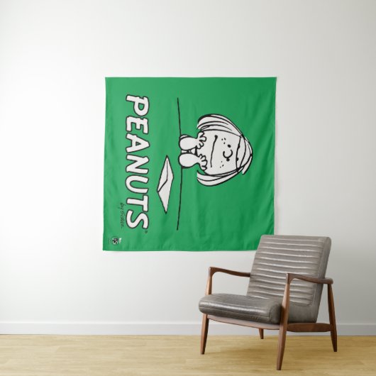 Erdnüsse | Peppermint Patty Thoughts Wandteppich (Beispiel (Horizontal))