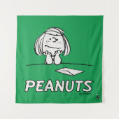 Erdnüsse | Peppermint Patty Thoughts Wandteppich (Vorderseite)