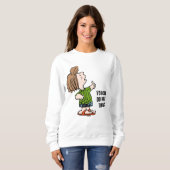 Erdnüsse | Peppermint Patty Thumbs Up Sweatshirt (Vorne ganz)