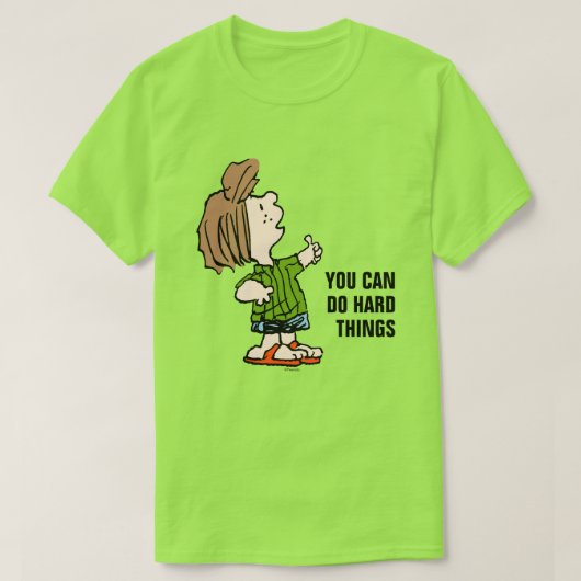 Erdnüsse | Peppermint Patty Thumbs Up T-Shirt (Design vorne)