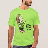 Erdnüsse | Peppermint Patty Thumbs Up T-Shirt (Vorderseite)