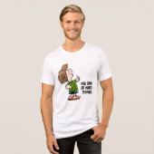 Erdnüsse | Peppermint Patty Thumbs Up Tri-Blend Shirt (Vorderseite voll)