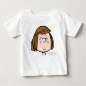 Erdnüsse | Peppermint Patty Verwirrtes Gesicht Baby T-shirt (Vorderseite)