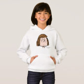 Erdnüsse | Peppermint Patty Verwirrtes Gesicht Hoodie (Vorne ganz)