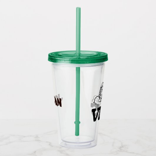 Erdnüsse | Peppermint Patty Vibes Acryltrinkbecher (Rechts)