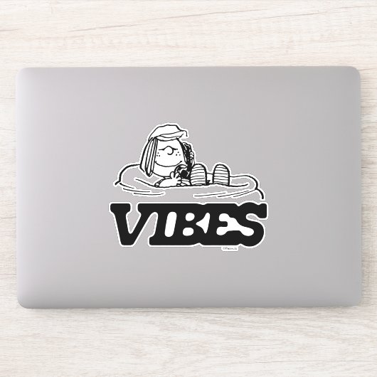 Erdnüsse | Peppermint Patty Vibes Aufkleber (Computer)