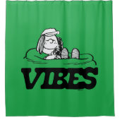 Erdnüsse | Peppermint Patty Vibes Duschvorhang (Vorderseite)