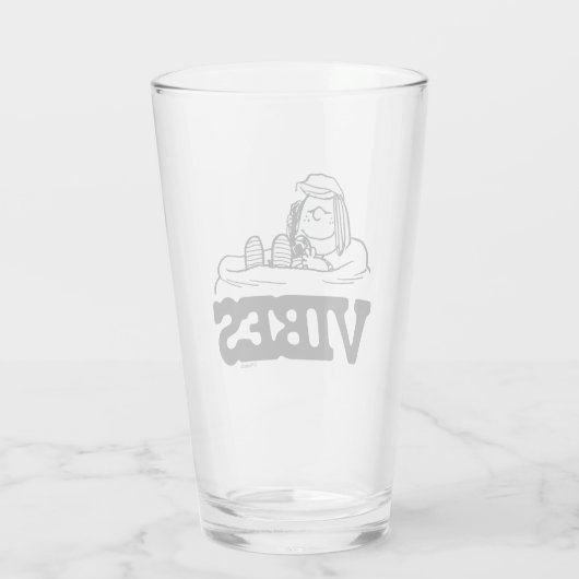 Erdnüsse | Peppermint Patty Vibes Glas (Rückseite)