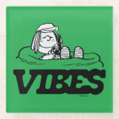 Erdnüsse | Peppermint Patty Vibes Glasuntersetzer (Vorderseite)