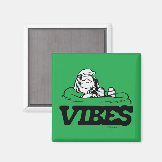Erdnüsse | Peppermint Patty Vibes Magnet (Vorderseite/Rückseite)