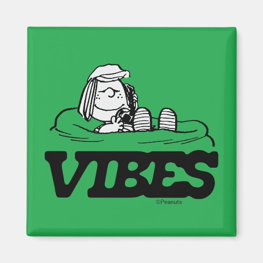 Erdnüsse | Peppermint Patty Vibes Magnet (Vorne)
