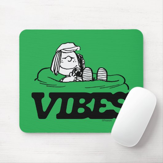 Erdnüsse | Peppermint Patty Vibes Mousepad (Mit Mouse)