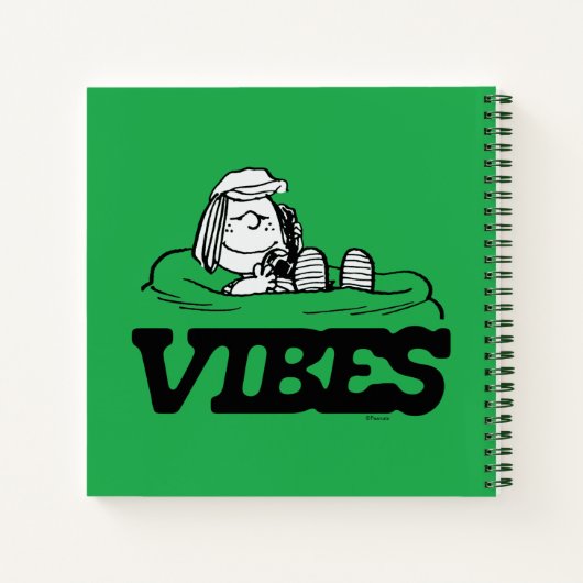 Erdnüsse | Peppermint Patty Vibes Notizblock (Rückseite)