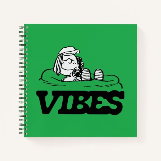 Erdnüsse | Peppermint Patty Vibes Notizblock (Vorderseite)