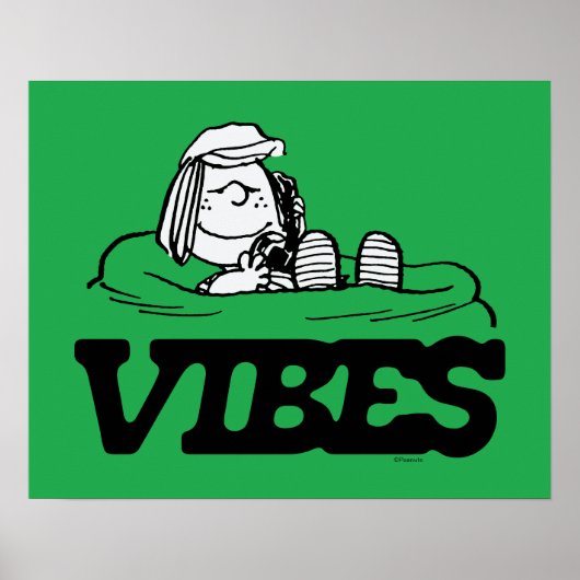 Erdnüsse | Peppermint Patty Vibes Poster (Vorne)